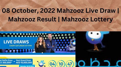 mahzooz draw result|mahzooz lottery.